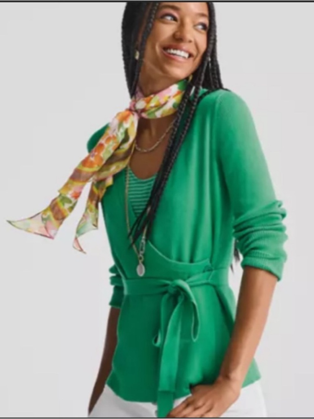 NWT CAbi Wrap Cocktail Cardigan
